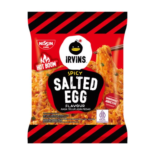 Mi Nissin ramen irvins rasa telur asin pedas